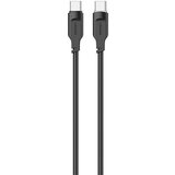Usams KABEL USB-C NA USB-C 100 W 1,2 M ZASLON ZA HITRO POLNJENJE ČRN, (22057743) | Shoptok.si