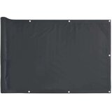 Balkonski zaslon za privatnost antracit 600 x 75 cm PVC | shoptok.hr