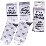 KEVA SI Ženske čarape Žena majka kraljica, Bele | Eponuda.com