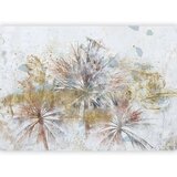  Foto tapeta - Grey palms - plant motif in an abstract composition with patterns 200x140 | shoptok.hr