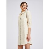 Orsay Beige Women's Denim Dress - Women Cene