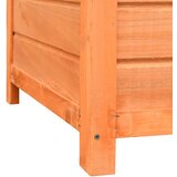 vidaXL Kućica za pse od masivne borovine i jelovine 120 x 77 x 86 cm | shoptok.hr