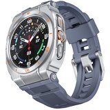 INF Zamenjava/kompatibilni del – Samsung Galaxy Watch Ultra 47MM silikonski pašček silver+blue, (5000264394) | Shoptok.si