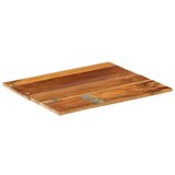  Četvrtasta stolna ploča 60x60 cm 15 - 16 mm od obnovljenog drva | shoptok.hr