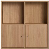 Hammel Furniture Stenski regal v hrastovem dekorju v naravni barvi 70x70 cm Mistral – | Shoptok.si