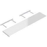 REGALUX zidna polica XL4 (23,5 x 118 x 3,8 cm, bijela visokog sjaja, opteretivost: 12 kg) Cijene