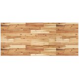  Zidna polica za umivaonik od čelika i masivnog bagremovog drva Smeđa 140 x 60 x 2 cm | Shoptok.si