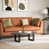  Noge za klub stolić U-oblik 2 kom Crne 30 x (30-31) cm Čelik | shoptok.hr