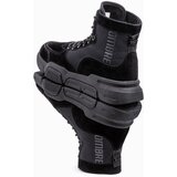 Ombre Men's ankle sneaker boots with sculpted sole - black | Shoptok.si