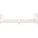  Okvir za dječji krevet bijeli 80 x 160 cm od masivne borovine | shoptok.hr