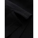 Ombre Men's pique knit polo shirt without buttons - black | Shoptok.si