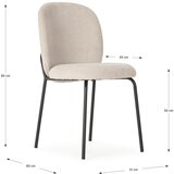 Marckeric Crne/krem blagovaonske stolice u setu 4 kom Daia – | shoptok.hr