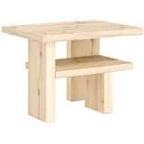 Stranska mizica iz masivnega bora 34x45 cm Japan –