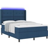  LED Box Spring Krevet s madracem Plava 140 x 190 cm tkanina | shoptok.hr