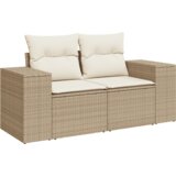  5-dijelni vrtni set sofa s jastucima bež od poliratana 83 x 62 x 69 cm | Shoptok.si