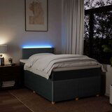 vidaXL Krevet box spring s madracem tamnosivi 120 x 190 cm tkanina | shoptok.hr