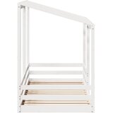  Dječji krevet s krovom bijeli 100 x 200 cm od masivne borovine | shoptok.hr