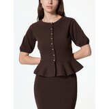 Reserved LADIES` SWEATER - smeđi Cijene