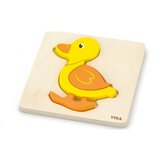 Viga drvene puzzle 4 dijela - patka | shoptok.hr