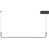  MAXLIGHT PO644 - LED luster na sajli URUS LED/17W/230V crni | Eponuda.com