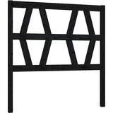  Uzglavlje za krevet crno 96 x 4 x 100 cm od masivne borovine | shoptok.hr