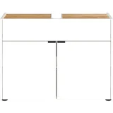 Germania bela omarica za pod umivalnik 80x60 cm forano