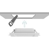 Aigostar LED ugradna svetiljka LED/6W/230V 6500K 12x12 cm bela | Eponuda.com