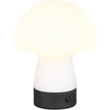  Mat bela LED namizna svetilka s steklenim senčilom (višina 18 cm) Dooley – | Shoptok.si