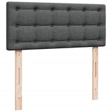  Krevet box spring s madracem tamnosivi 120 x 190 cm tkanina | shoptok.hr