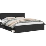  Konstrukcija postelje Črna 180 x 200 cm Masivno borovo les, (5000103011) | Shoptok.si