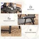  3-dijelni čelični bistro set vrtni namještaj sa sklopivim stolom i stolicama crni | shoptok.hr
