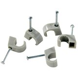 BAUHAUS Obujmica s čavlićem (7 - 12 mm, 25 mm, 250 Kom., Sive boje) Cijene
