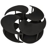 Hanah home Set stolova za dnevni boravak Yin Yang 4 70, crni | Eponuda.ba