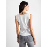 Fashion Hunters White and blue striped top | Shoptok.si