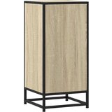 vidaXL Komoda boja hrasta 35,5 x 35 x 76 cm konstruirano drvo i metal | shoptok.hr