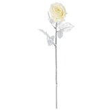 Ruža 67CM SREBRNO BIJELA PVC 77227 | Eponuda.ba