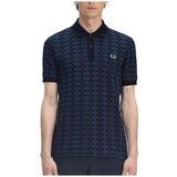 Fred Perry JACQUARD PRINT POLO SHIRT Plava | shoptok.hr