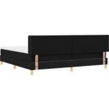  Krevet s opruga kutije Crna i bijela 200 x 200 cm Pjena | shoptok.hr
