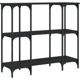 Maison Chic konzolna miza - miza ob steni črna 102x35x90 cm inženirski les, (21786642) | Shoptok.si