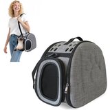 BOLZZ TRANSPORTNA TORBA ZA KUCNE LJUBIMCE LUX DARK GRAY | ePonuda.com