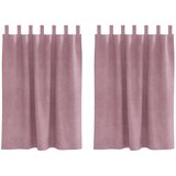  Zavjese za zamračivanje 2 pcs Tamno ružičasta 140 x 140 cm | shoptok.hr