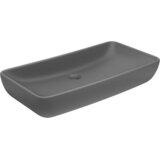  Luksuzni pravokutni umivaonik mat tamnosivi 71x38 cm keramički | Eponuda.com