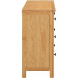  Komoda s ladicama 105 x 33,5 x 73 cm od masivne hrastovine | Eponuda.com