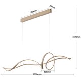 Brilagi LED prigušiva luster na sajli SIGNATURE LED/55W/230V 120x23 cm bež + daljinski upravljač | Eponuda.com