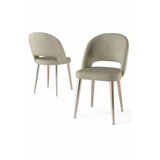 Hanah home set stolica (6 komada) pane cream chrome Cene