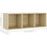 TV ormarići 4 kom boja hrasta sonome 107x35x37 cm od iverice | shoptok.hr