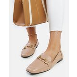 Gemre Beige Loafers with Buckle Areebah | Shoptok.si