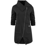Pri Thin long sweatshirt with a diagonal zipper and a BEATA neck warmer Cene