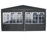 Šator za zabave Antracit 800 x 400 x 266 cm Polietilen | shoptok.hr