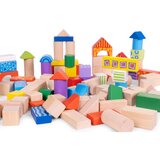 ECO TOYS drvene kocke u kutiji od 100 dijelova | shoptok.hr
